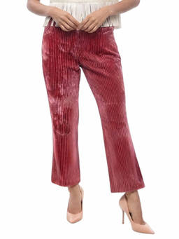 Isabel Marant - Pink Flared Flat Front Pant (28)