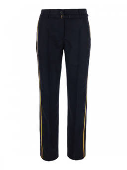 Dries Van Noten - Dark Blue Tailored Flat Front Pant