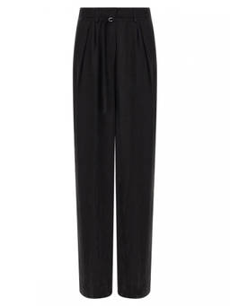 Dries Van Noten - Black Relaxed Pleated Pant (24)