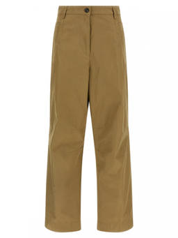 Dries Van Noten - Beige Tapered Pleated Pant (26)