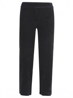 Avenue Montaigne - Black Cropped Corduroy Trouser (24)