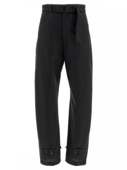 Lemaire - Black Curved Tailored Pant