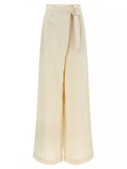 Brunello Cucinelli - White Crossed Pant (28)