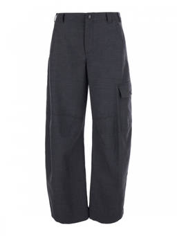 Brunello Cucinelli - Dark Grey Straight Cargo Pant
