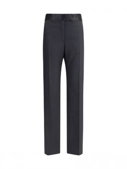 Tom Ford - Black Tailored Flat Front Pant (30)