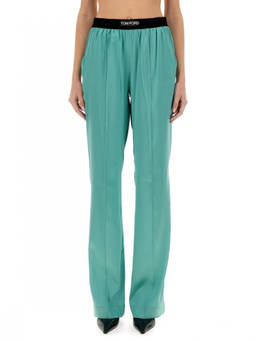 Tom Ford - Turquoise Relaxed Pyjamas Pant (30)