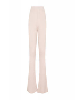 Peserico - Natural Fleece Wool Flare Pant
