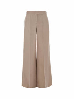 Max Mara - Brown Flared Flat Front Pant
