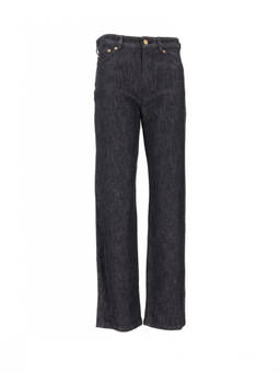Max Mara - Black Straight Flat Front Pant