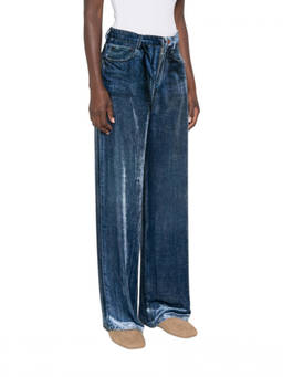 Pierre-Louis Mascia - Blue Straight Flat Front Pant (30)