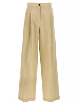 Yves Salomon - Beige Linen Trouser (26)