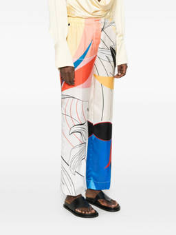 F.R.S For Restless Sleepers - Multi-Color Printed Trouser