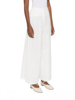 Forte Forte - White Cotton Trouser (30)