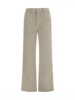 Marni - Beige Flared Flat Front Pant