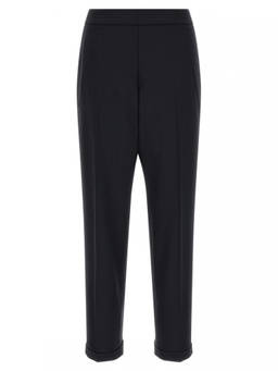 Alberto Biani - Black Tailored Flat Front Pant (30)