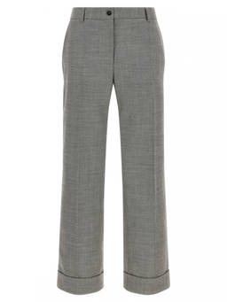 Alberto Biani - Grey Flared Flat Front Pant (30)