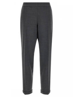 Alberto Biani - Grey Straight Flat Front Pant (30)