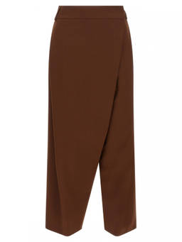 Alberto Biani - Brown Relaxed Flat Front Pant (30)