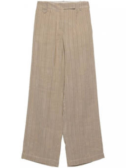 Alysi - Beige Tailored Flat Front Pant (30)