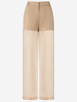 Pinko - Beige Semi-Transparent Pant