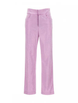 GIUSEPPE DI MORABITO - Light Pink Straight Flat Front Pant (24)
