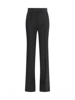 Tom Ford - Black Straight Flat Front Pant
