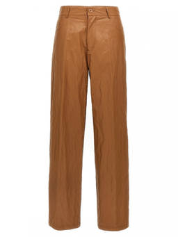 Nude - Brown Leather-Effect Pant (30)