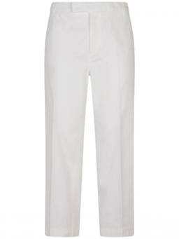 Thom Browne - White Cotton Straight-Leg Trouser