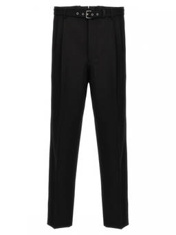 PRADA - Black Wool Tailored Trouser