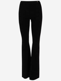 Versace - Medusa Flared Stretch Viscose Jersey Pant (24)