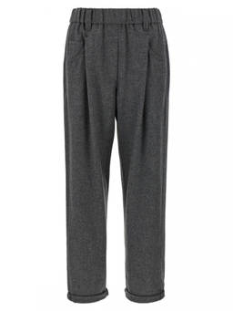 Brunello Cucinelli - Grey Wool Pant