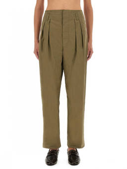 Moschino - Olive Tailored Pleated Pant