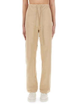 Moschino - Beige Relaxed Drawstring Pant