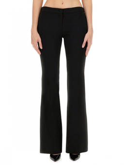 Moschino - Black Flared Flat Front Pant (30)