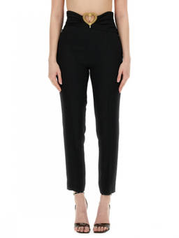 Moschino - Black Slim Flat Front Pant (28)