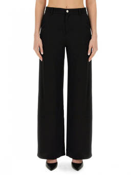Moschino - Black Regular Flat Front Pant (30)