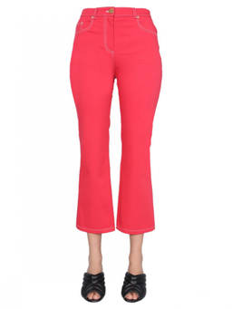 Moschino - Red Flared Flat Front Pant (26)