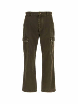 Burberry - Army Green Cotton Cargo Pant