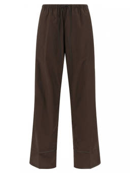 Yves Salomon - Brown Relaxed Drawstring Pant