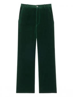 Saint Laurent - Green Straight Leg Pant