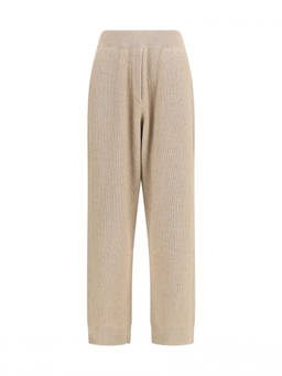 Brunello Cucinelli - Beige Relaxed Elasticated Pant