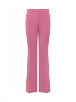 Pinko - Pink Flared Flat Front Pant