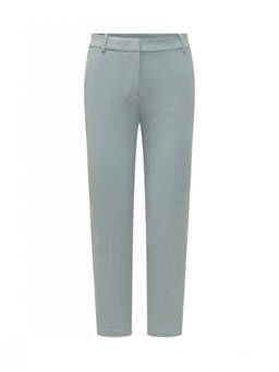 Pinko - Light Blue Straight Flat Front Pant