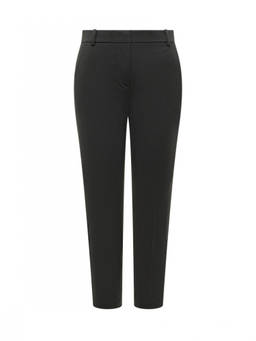 Pinko - Black Straight Flat Front Pant