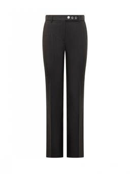 Sportmax - Black Straight Flat Front Pant (30)