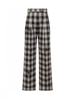 Des Phemmes - Multi-Color Relaxed Flat Front Pant (30)