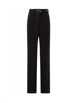 Sportmax - Black Straight Flat Front Pant