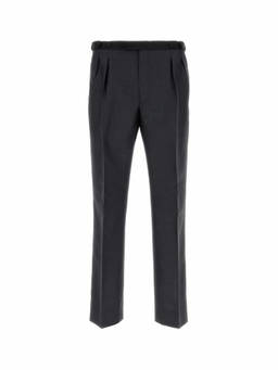 PRADA - Dark Grey Pleated Pant (32)