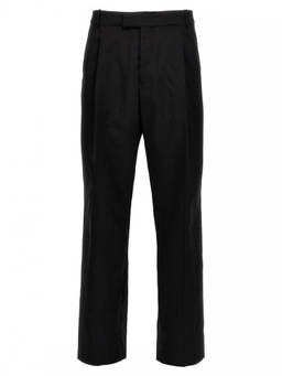 Alexander McQueen - Black Gabardine Wool Pant (32)