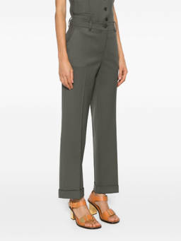 Parosh - Khaki Tailored Virgin Wool-Blend Trouser